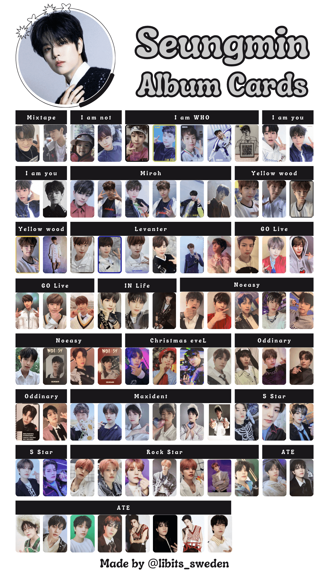 Seungmin album template